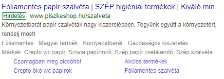 piszke google ads hirdetés
